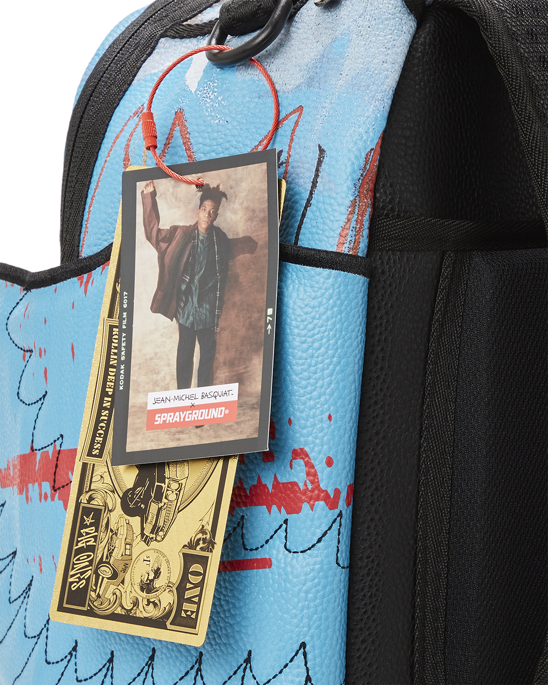 Limited Edition OFFICIAL BASQUIAT UNTITLED FALLEN ANGEL 1981 WING BACKPACK DLXV