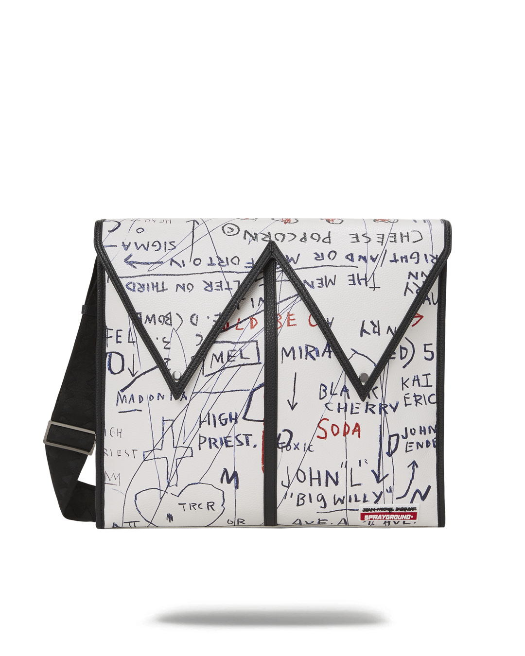 Limited Edition OFFICIAL BASQUIAT UNTITLED CHEESE POPCORN 1983 SLING MESSENGER