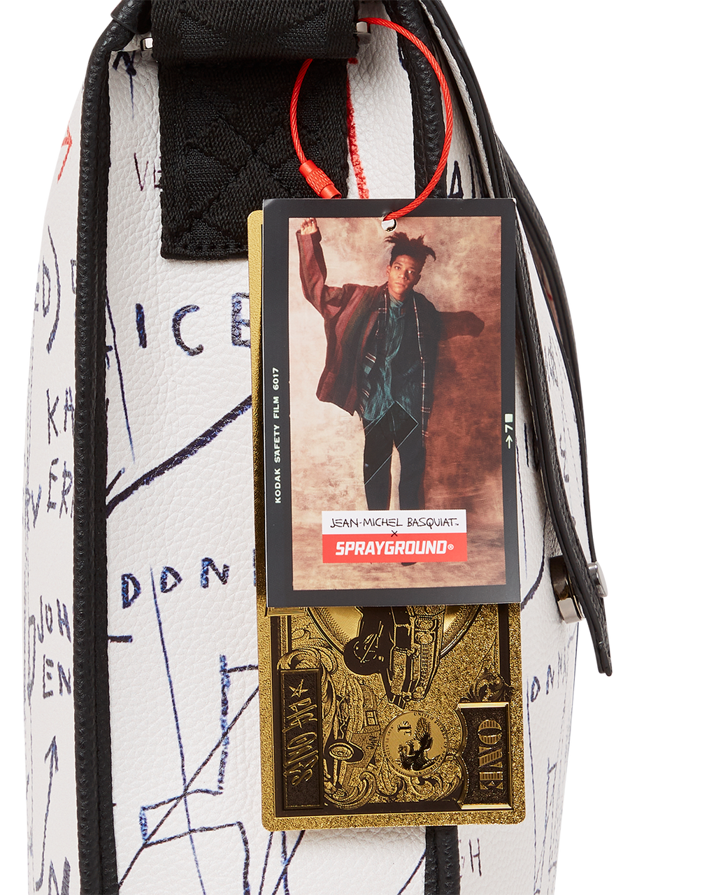 Limited Edition OFFICIAL BASQUIAT UNTITLED CHEESE POPCORN 1983 SLING MESSENGER