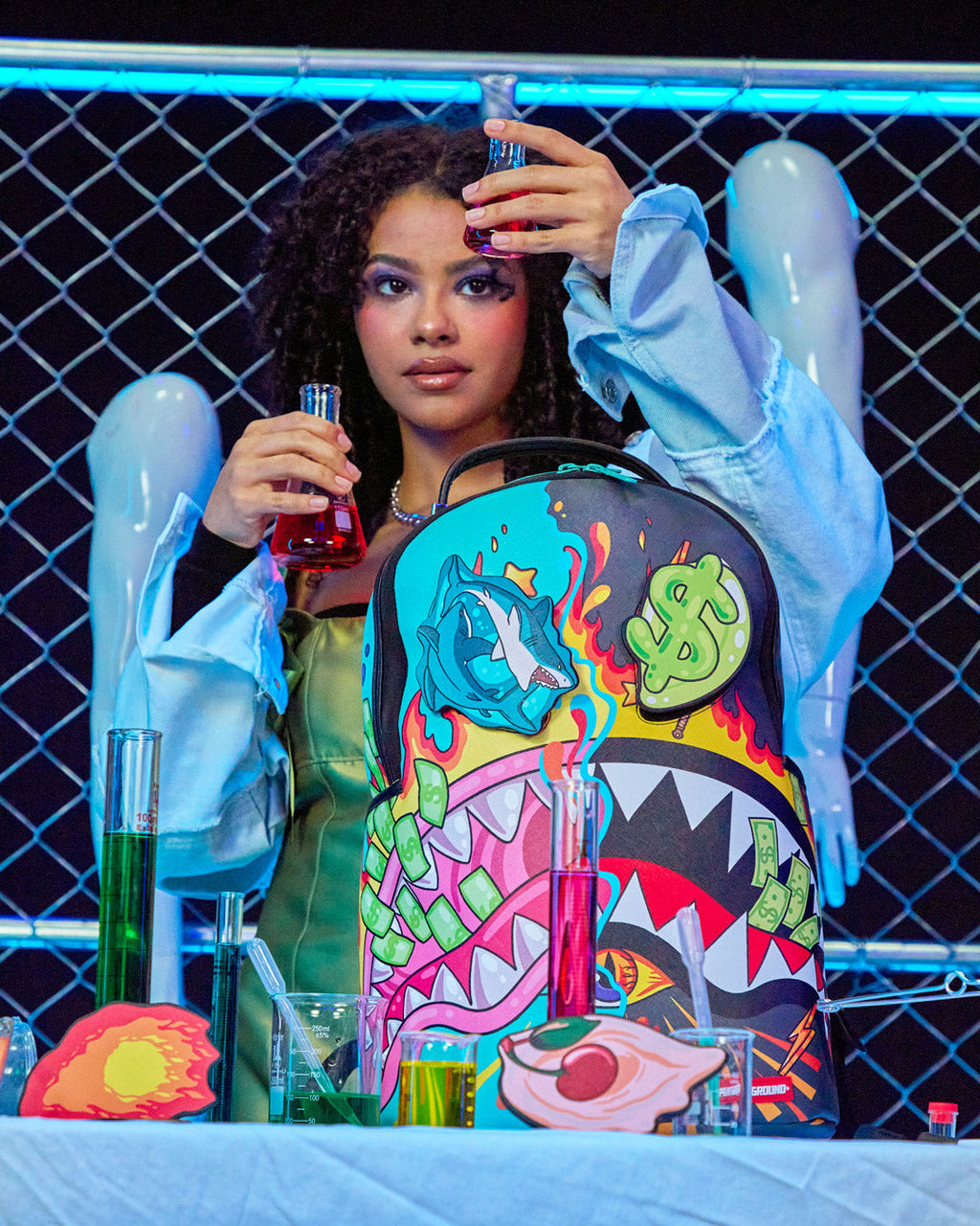 Limited Edition DAZED & SHARK DOUBLE LIFE WITH REMOVABLE EYE PATCHES