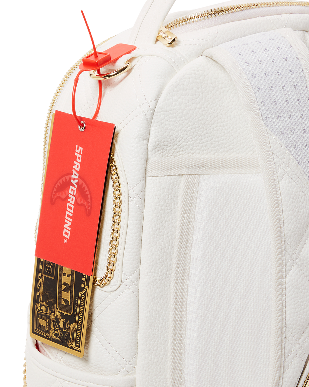 Limited Edition RIVIERA LE BLANC GOLD CHAIN SHARK BACKPACK DLXV