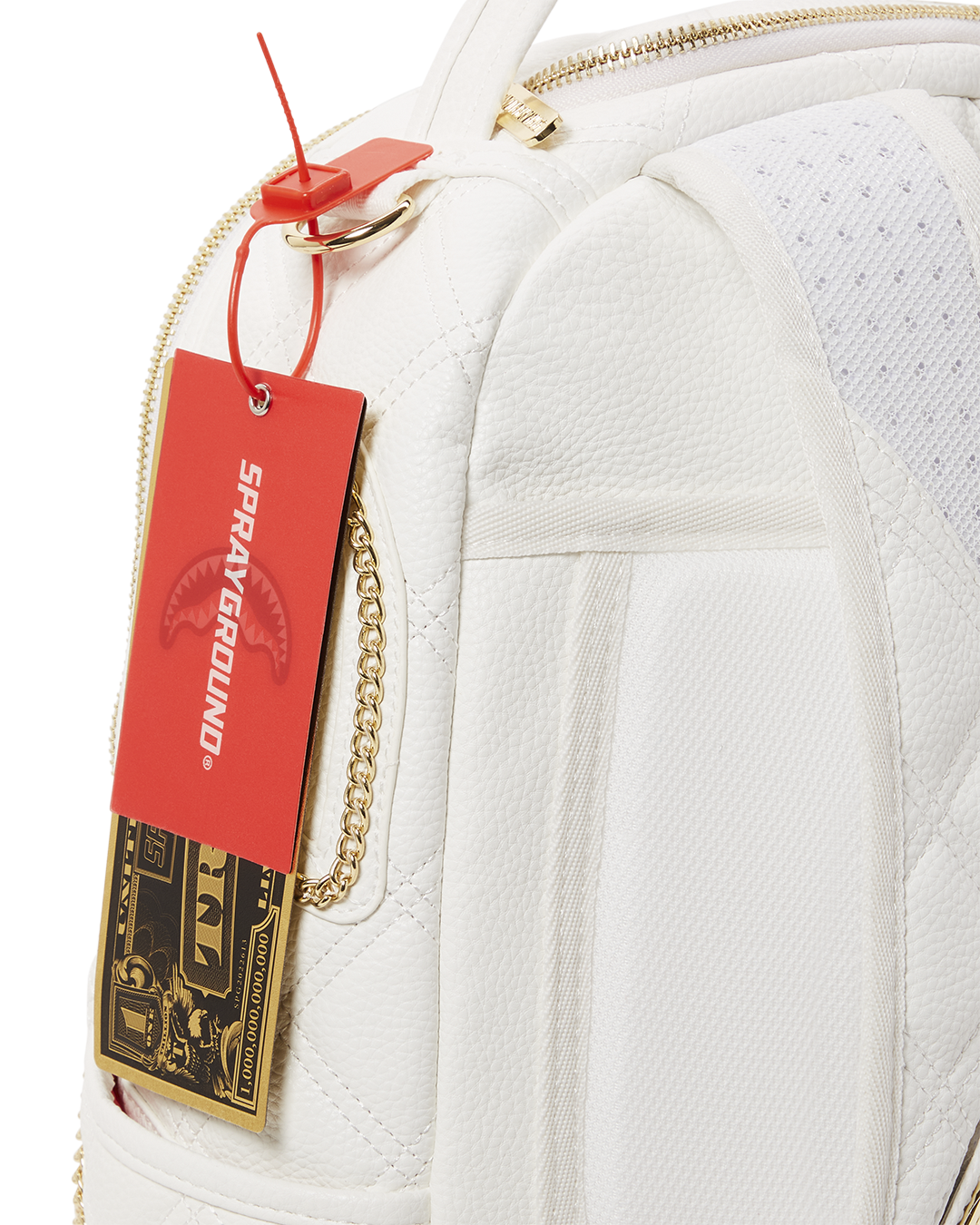 Limited Edition RIVIERA LE BLANC GOLD CHAIN SHARK BACKPACK DLXV