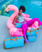 Limited Edition ILLUCHAINS TURQ CROSSOVER CLUTCH