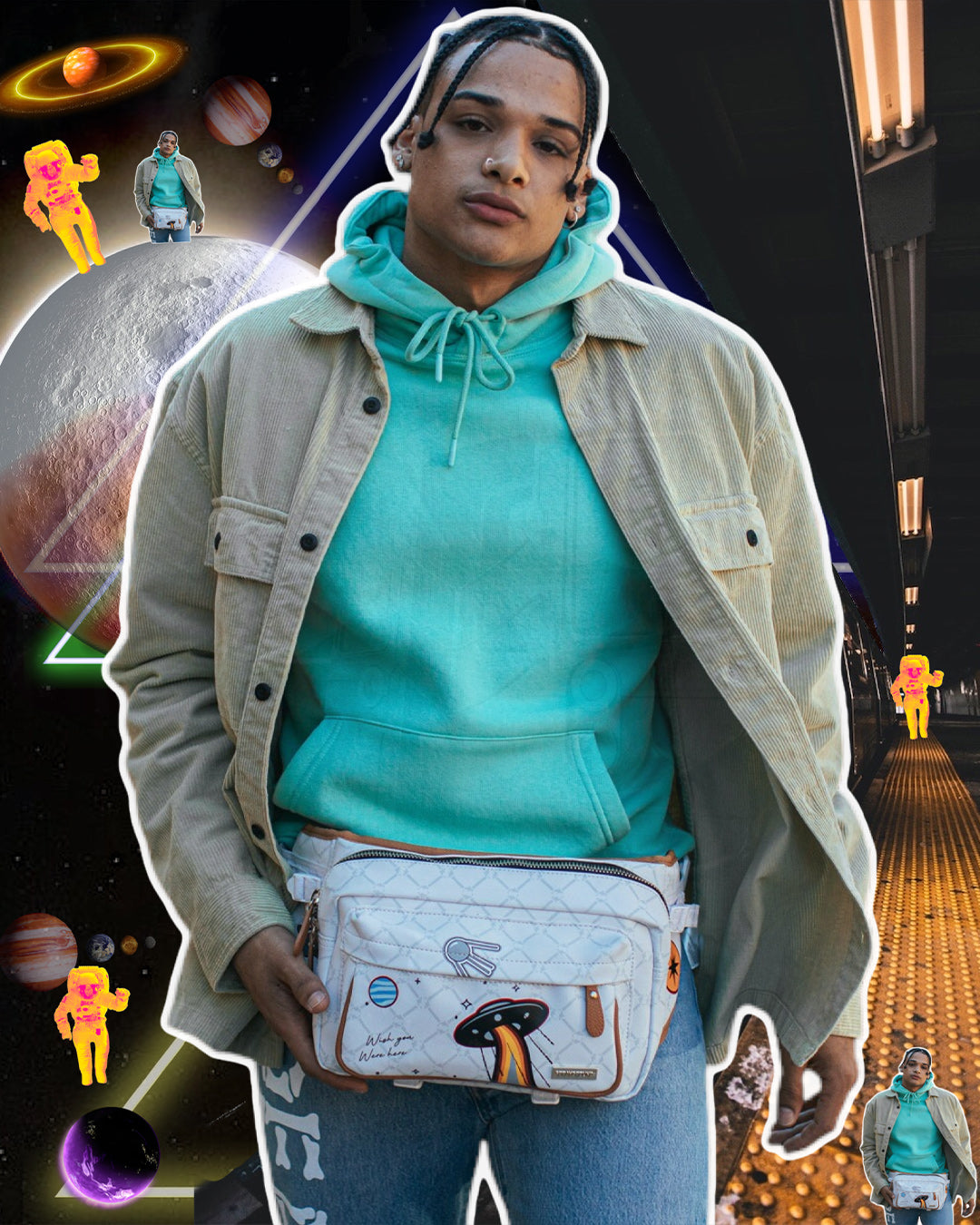 Limited Edition UFO AREA51 CROSSALIENBODY