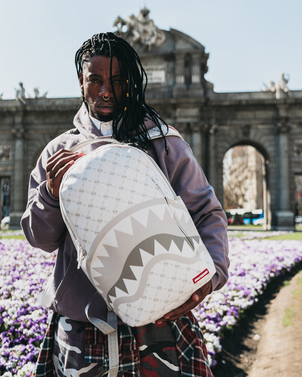 Limited Edition MONEY PATTERN POWDER BACKPACK DLXV