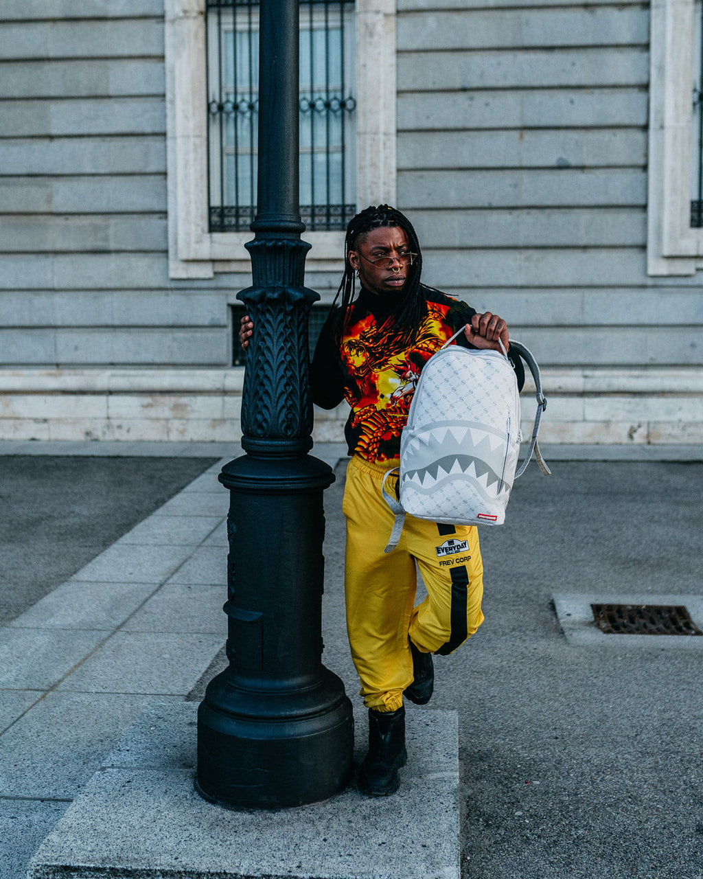 Limited Edition MONEY PATTERN POWDER BACKPACK DLXV