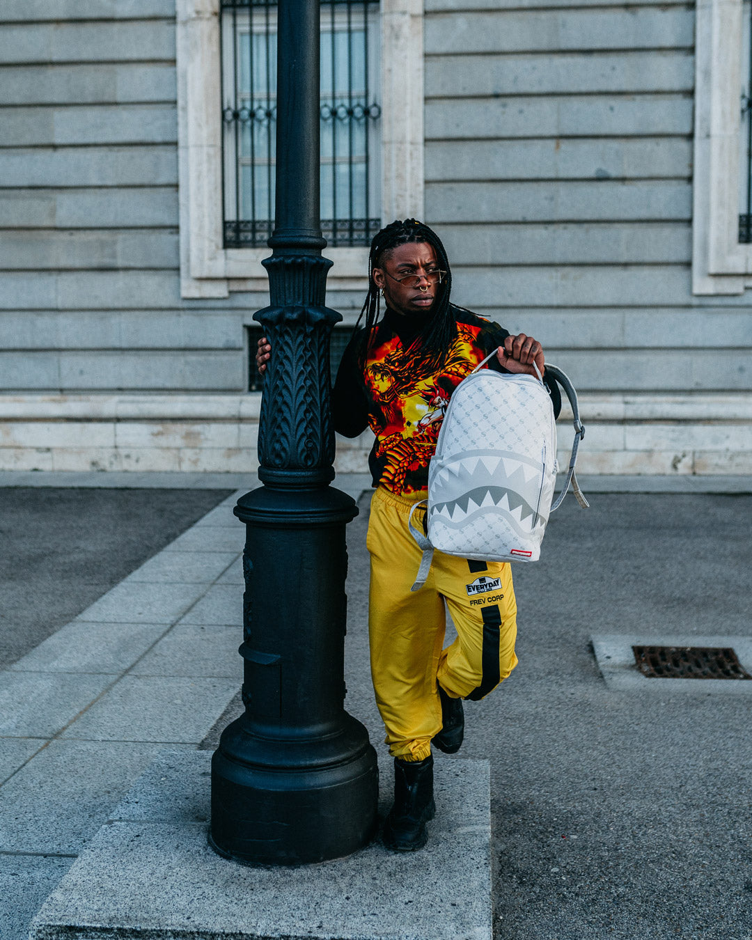 Limited Edition MONEY PATTERN POWDER BACKPACK DLXV