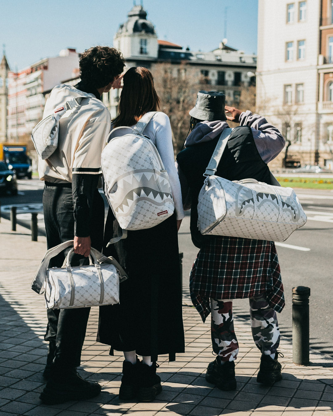 Limited Edition MONEY PATTERN POWDER BACKPACK DLXV