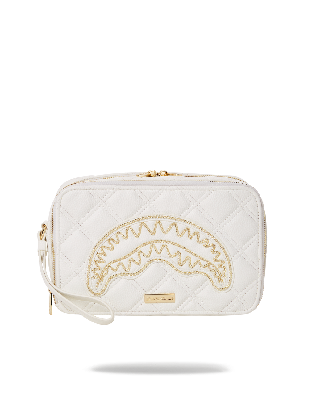 Limited Edition RIVIERA LE BLANC GOLD CHAIN SHARK TOILETRY BAG