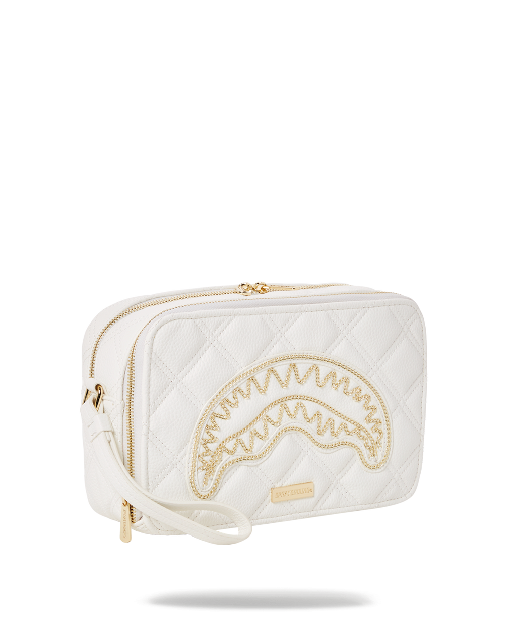 Limited Edition RIVIERA LE BLANC GOLD CHAIN SHARK TOILETRY BAG