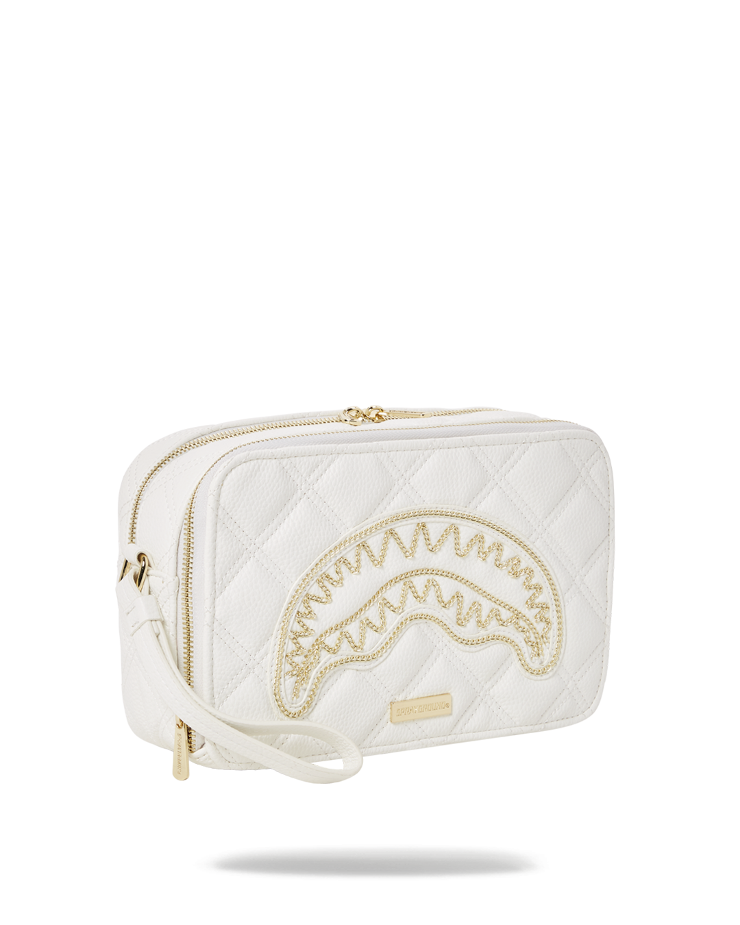 Limited Edition RIVIERA LE BLANC GOLD CHAIN SHARK TOILETRY BAG