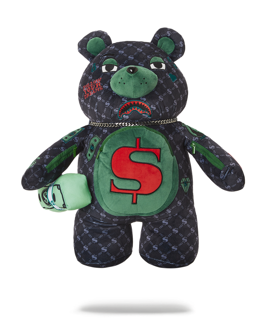 Limited Edition DINERO MONEYBEAR TEDDYBEAR BACKPACK