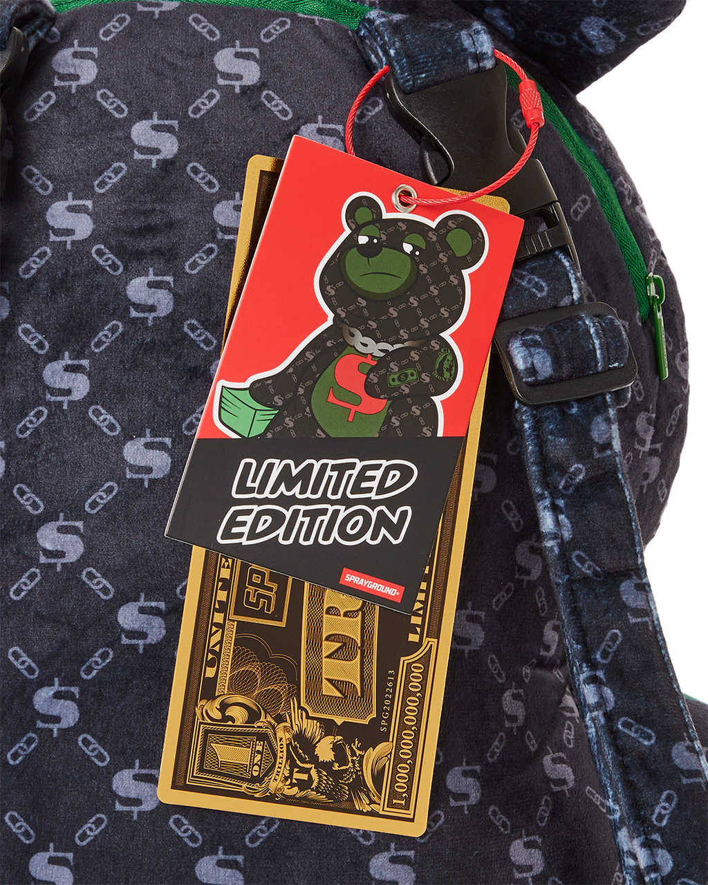 Limited Edition DINERO MONEYBEAR TEDDYBEAR BACKPACK