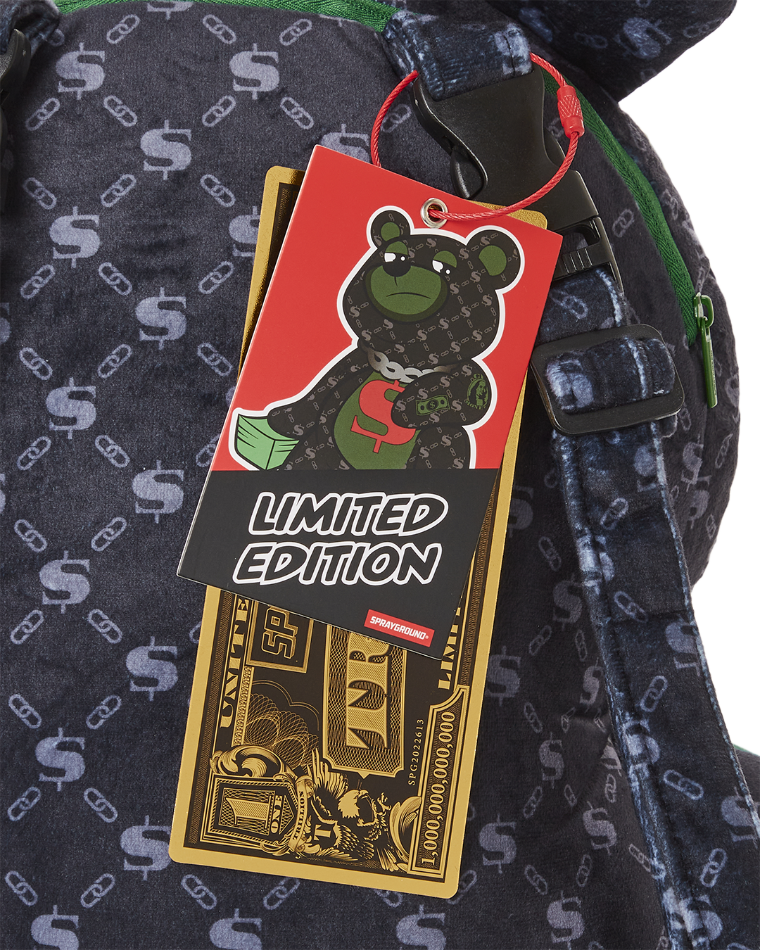 Limited Edition DINERO MONEYBEAR TEDDYBEAR BACKPACK