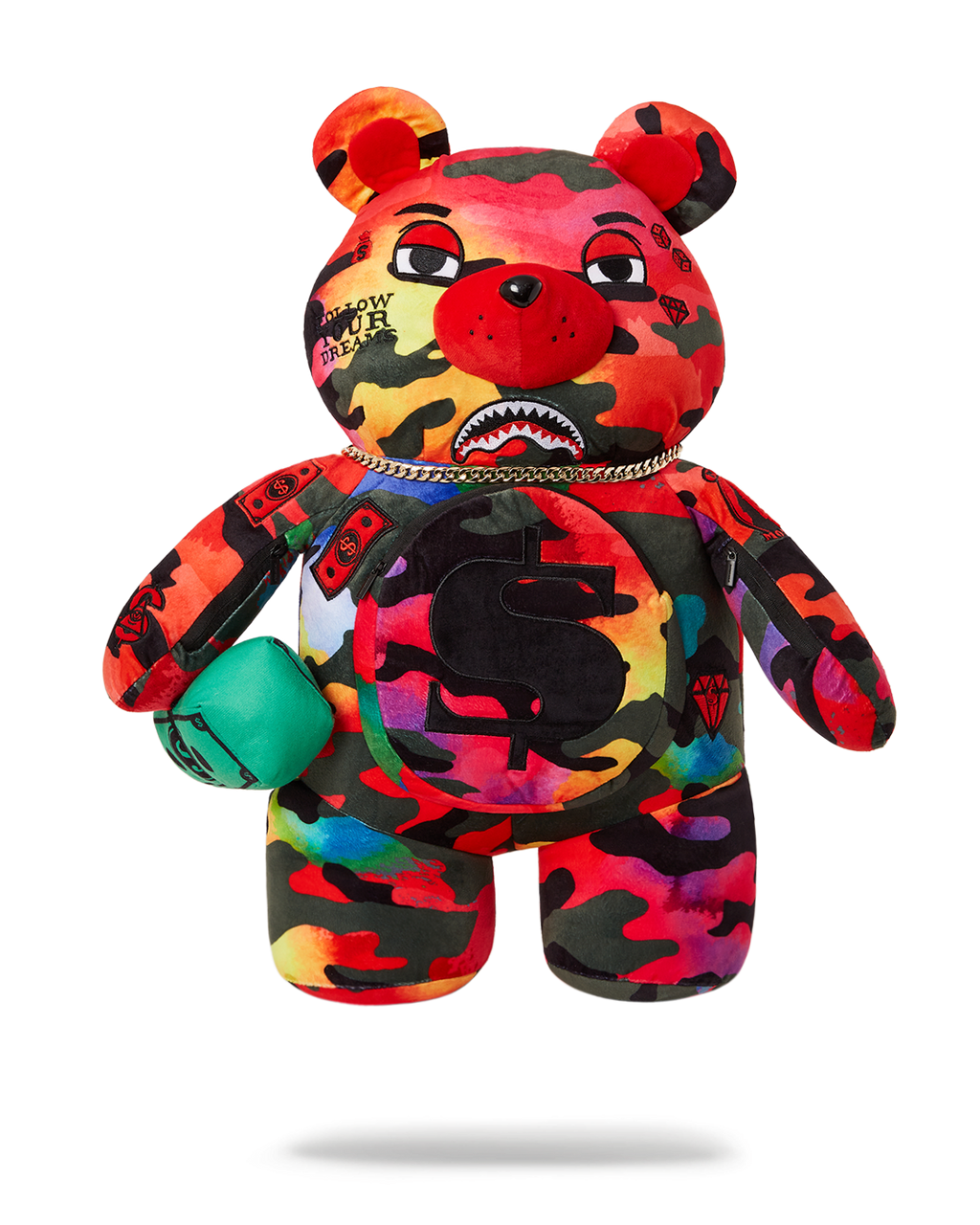 Limited Edition CAMOBURST MONEYBEAR TEDDYBEAR BACKPACK