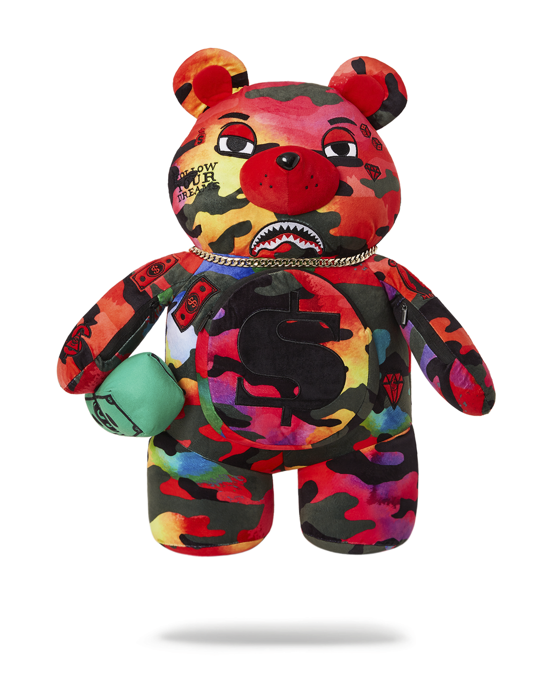 Limited Edition CAMOBURST MONEYBEAR TEDDYBEAR BACKPACK