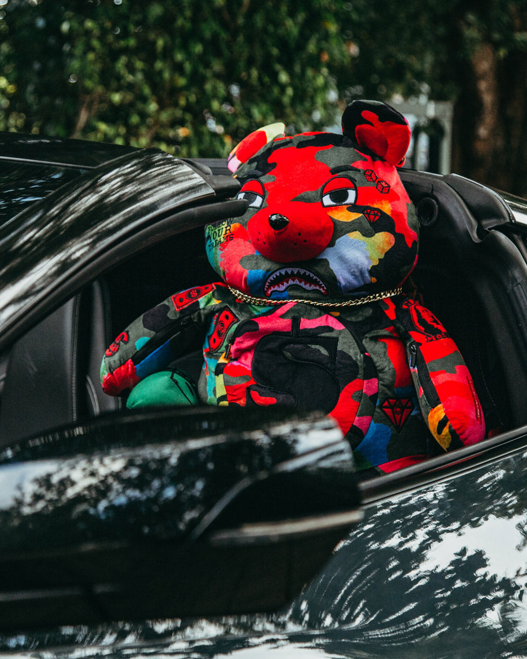 Limited Edition CAMOBURST MONEYBEAR TEDDYBEAR BACKPACK