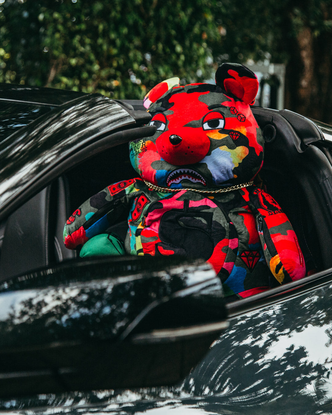 Limited Edition CAMOBURST MONEYBEAR TEDDYBEAR BACKPACK