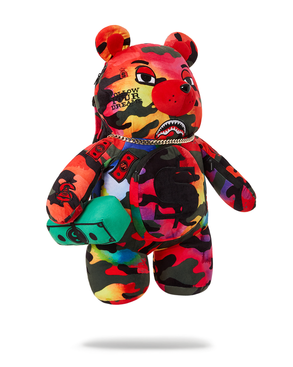 Limited Edition CAMOBURST MONEYBEAR TEDDYBEAR BACKPACK