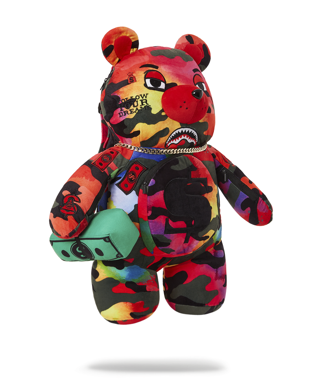 Limited Edition CAMOBURST MONEYBEAR TEDDYBEAR BACKPACK