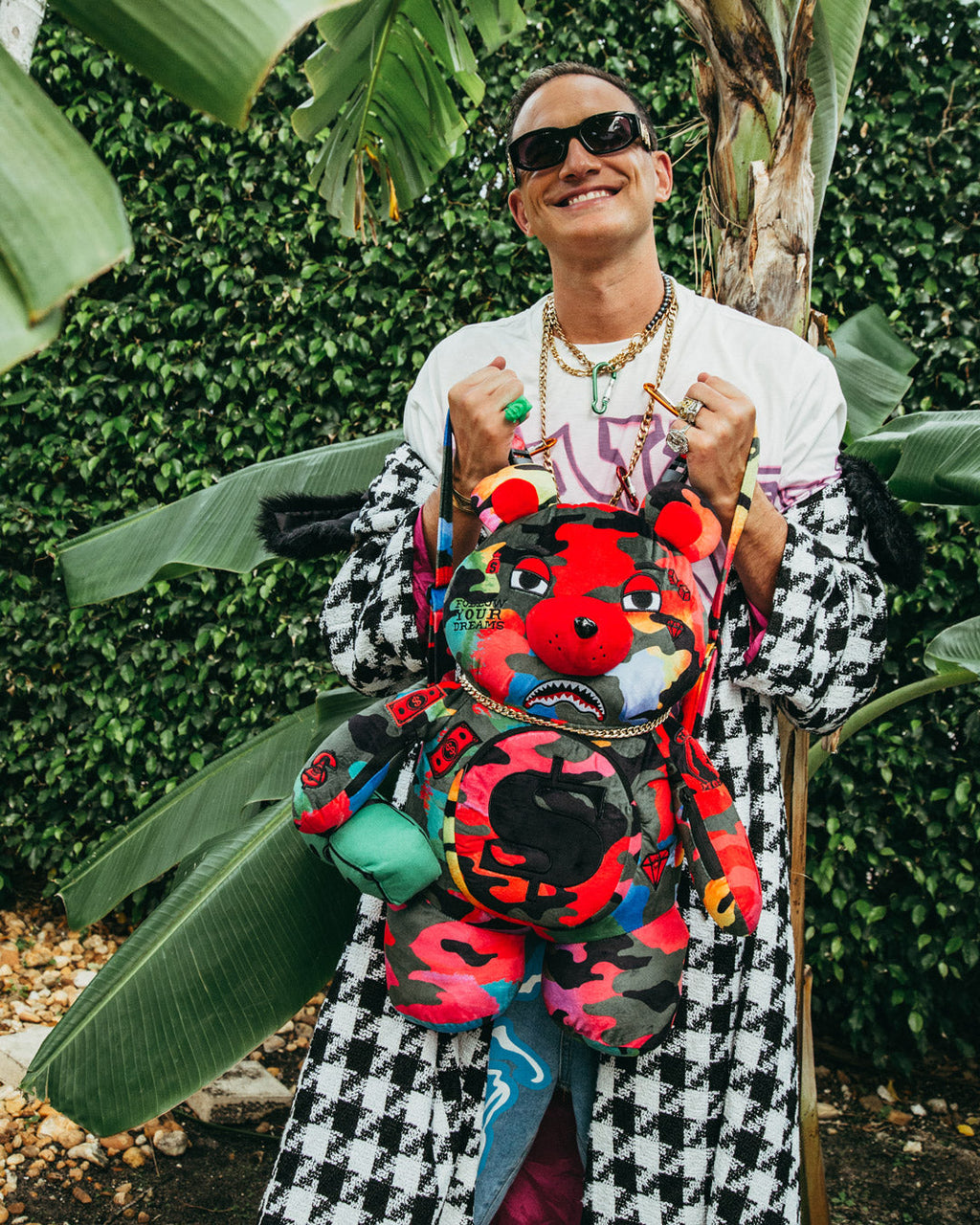 Limited Edition CAMOBURST MONEYBEAR TEDDYBEAR BACKPACK