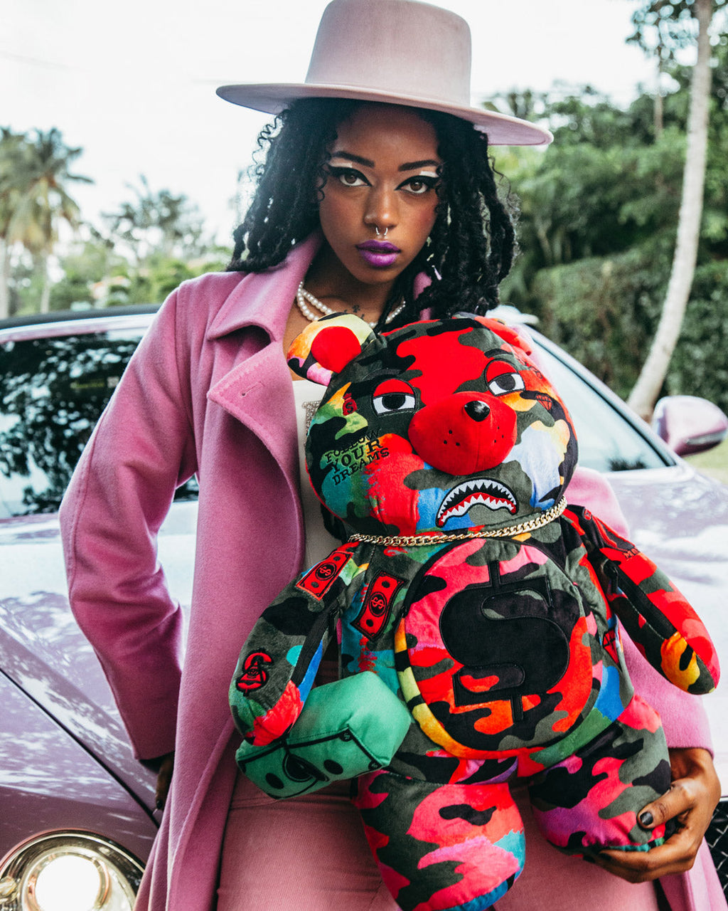 Limited Edition CAMOBURST MONEYBEAR TEDDYBEAR BACKPACK