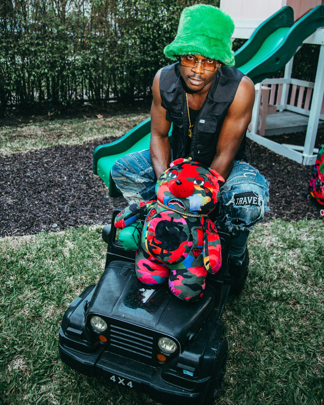 Limited Edition CAMOBURST MONEYBEAR TEDDYBEAR BACKPACK