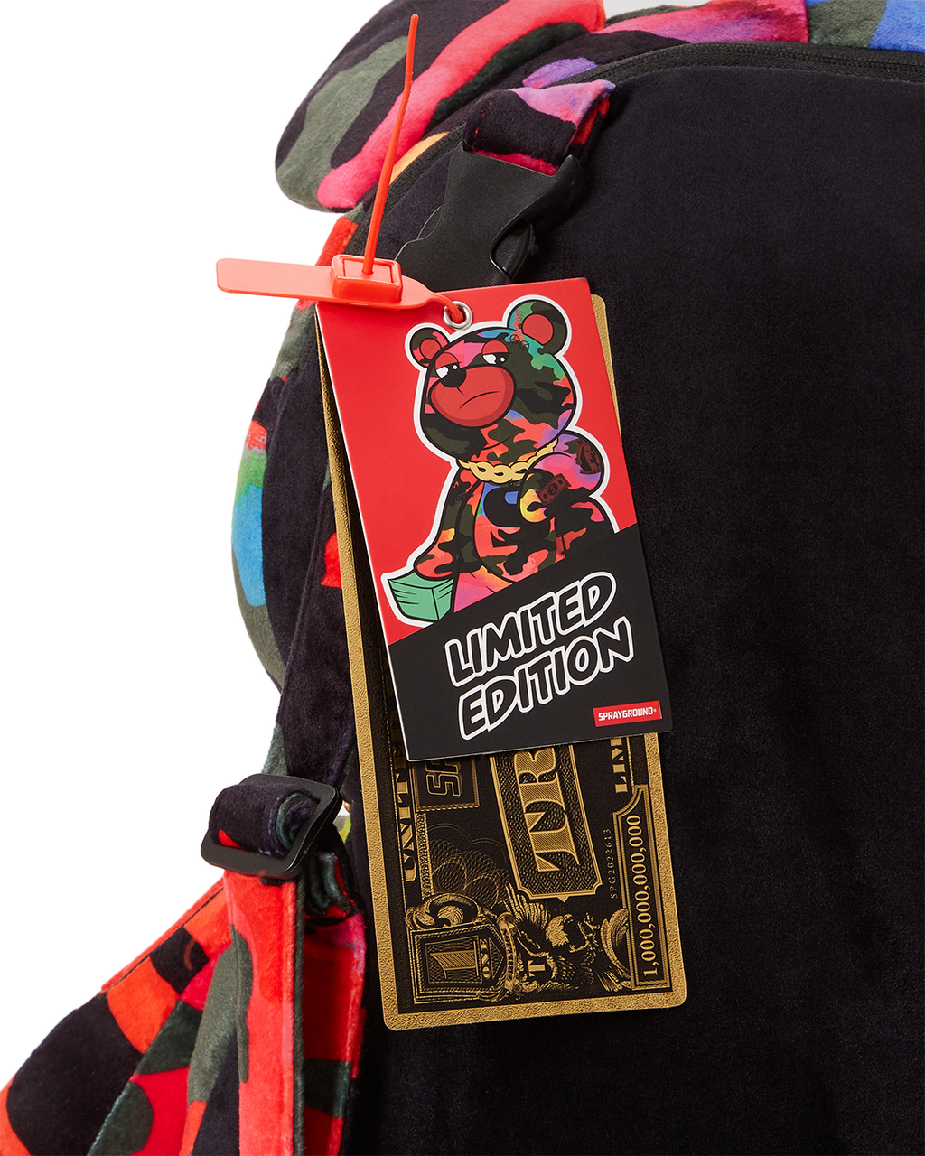 Limited Edition CAMOBURST MONEYBEAR TEDDYBEAR BACKPACK