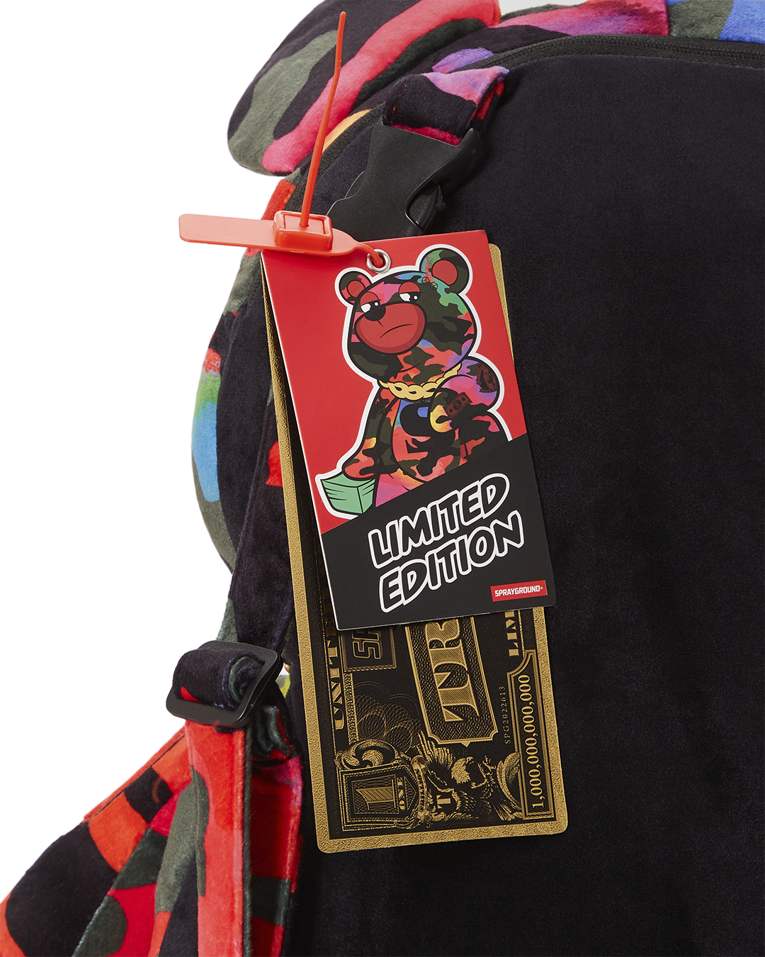 Limited Edition CAMOBURST MONEYBEAR TEDDYBEAR BACKPACK