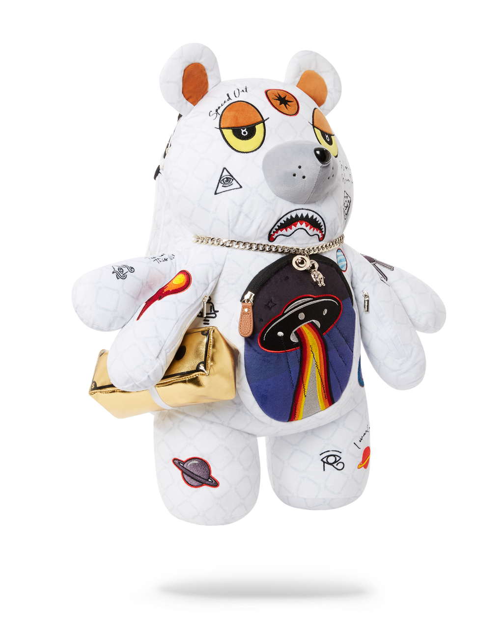 Limited Edition UFO SPACED OUT MONEYBEAR TEDDYBEAR BACKPACK