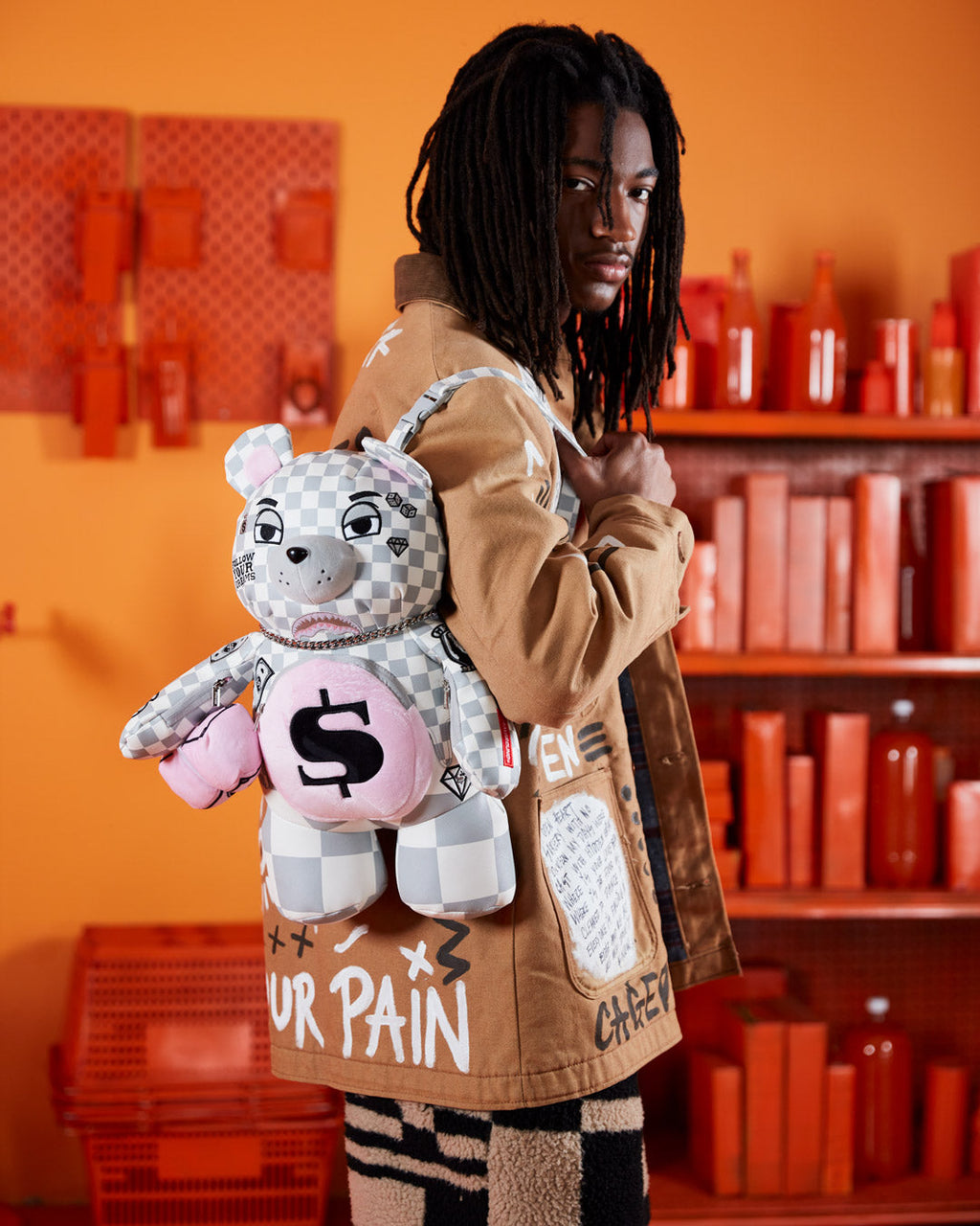 Limited Edition XTC LA PALAIS MEDIUM MONEYBEAR TEDDYBEAR BACKPACK