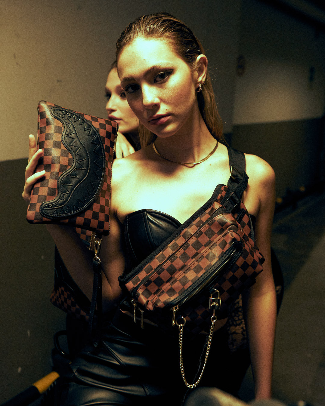 Limited Edition HENNY LOCK SHARKS IN PARIS CROSSOVER CLUTCH