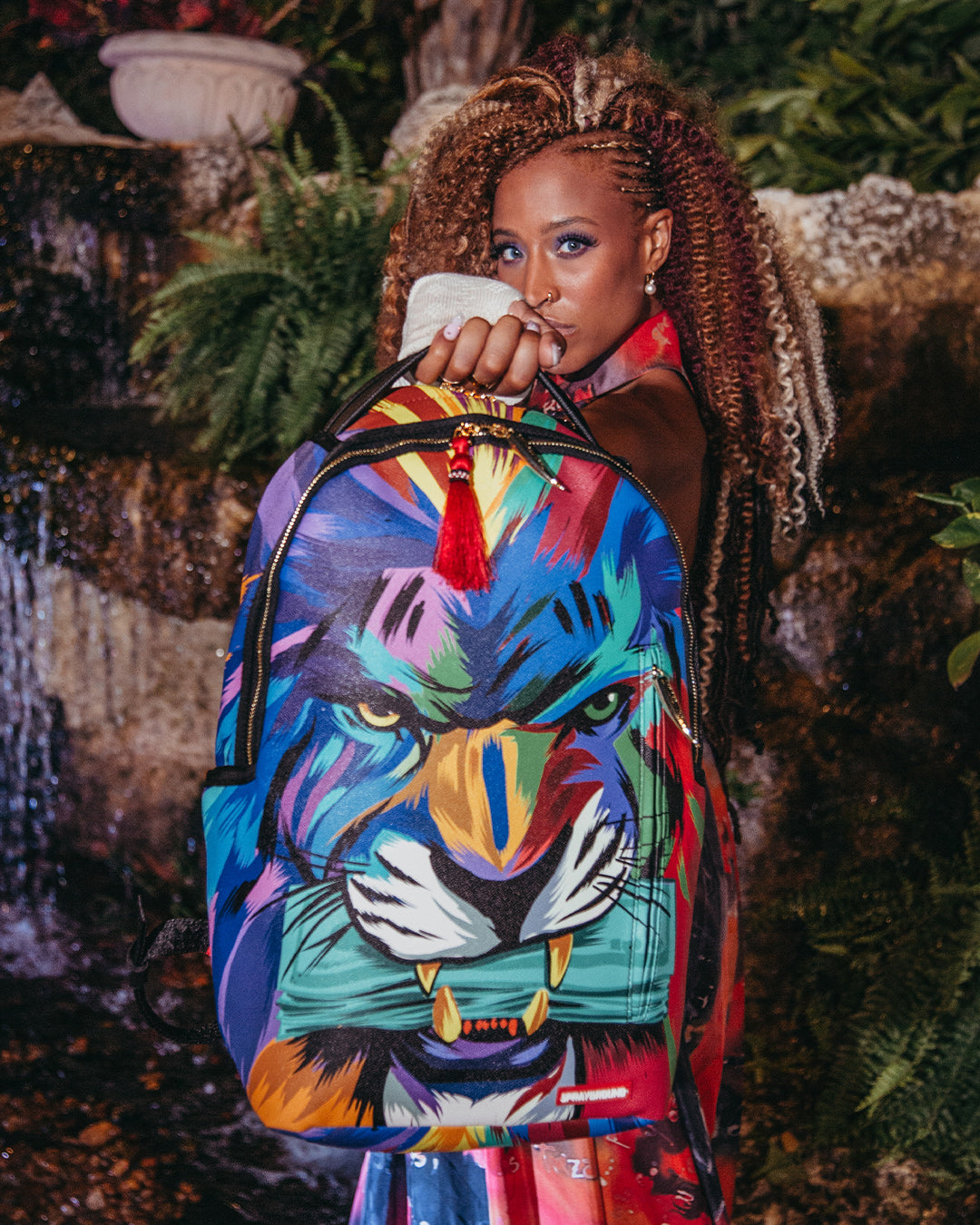 Limited Edition HEAR MY ROAR A.i.6 SANDFLOWER COLLAB BACKPACK DLXV