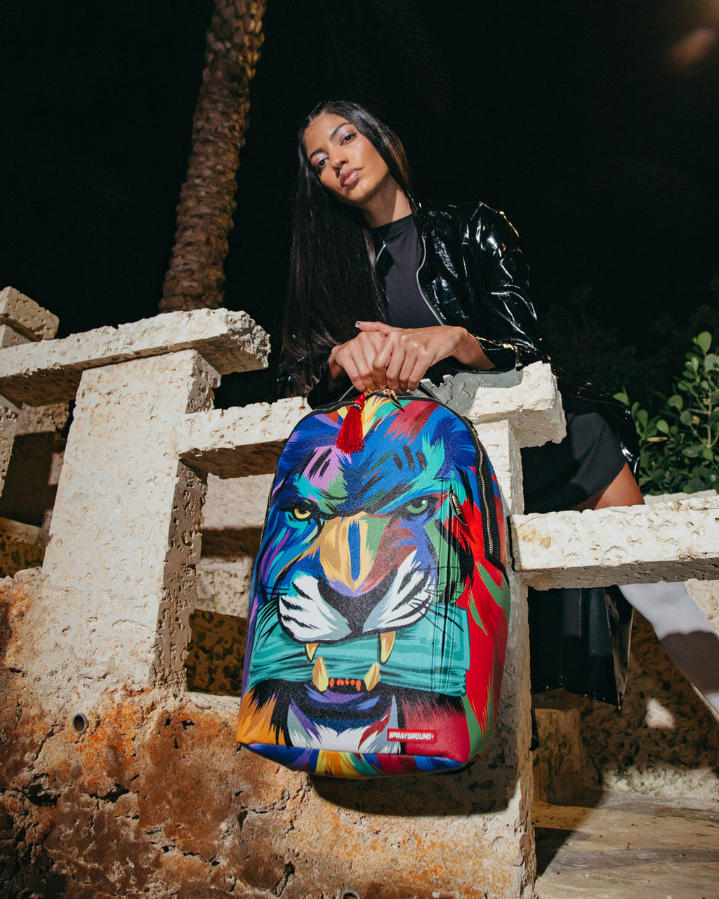 Limited Edition HEAR MY ROAR A.i.6 SANDFLOWER COLLAB BACKPACK DLXV