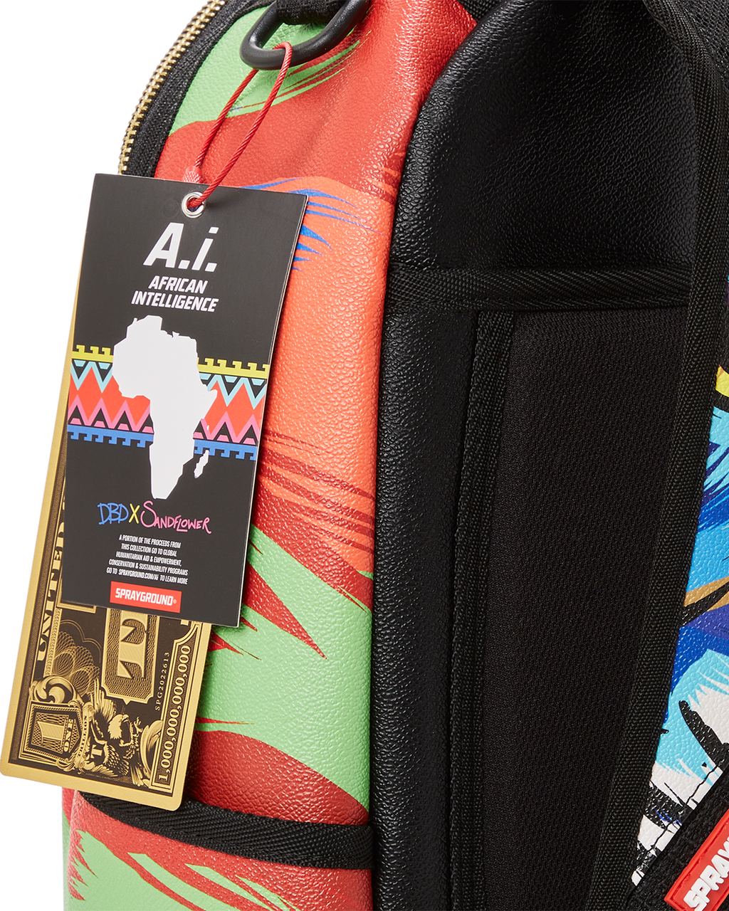 Limited Edition HEAR MY ROAR A.i.6 SANDFLOWER COLLAB BACKPACK DLXV