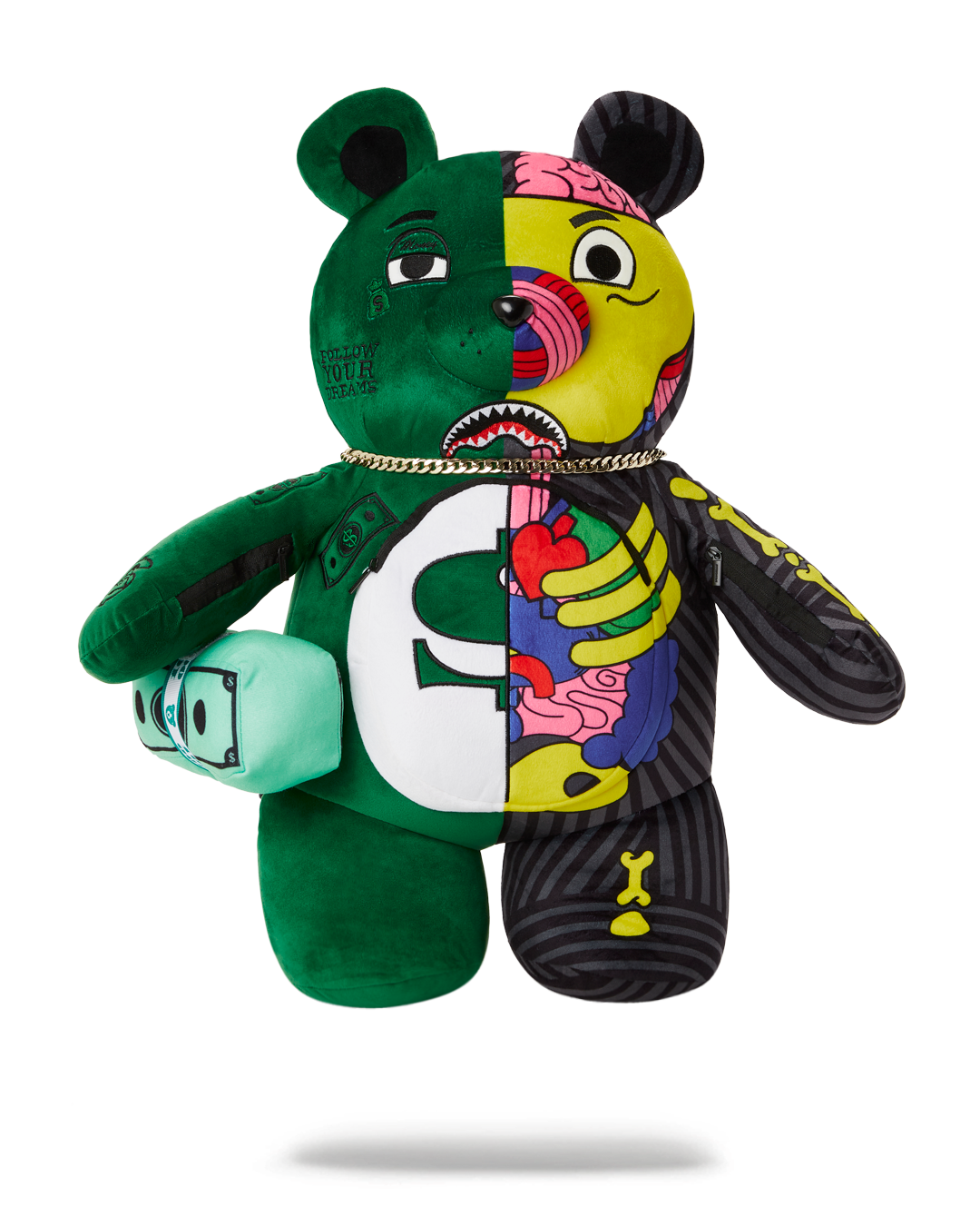 Limited Edition YOUNG X-RAY MONEYBEAR TEDDYBEAR BACKPACK