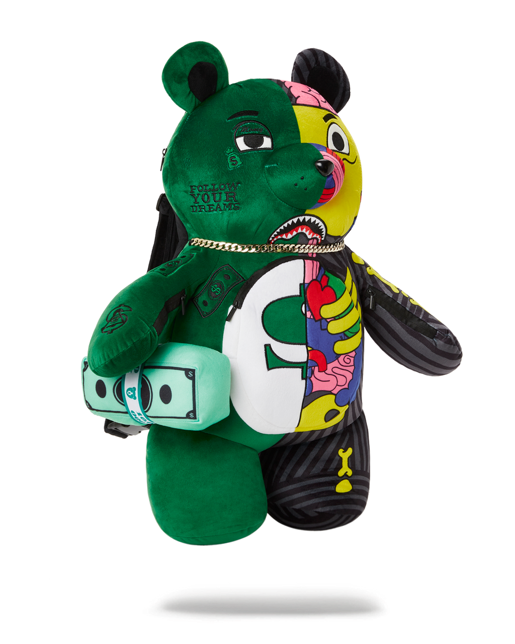 Limited Edition YOUNG X-RAY MONEYBEAR TEDDYBEAR BACKPACK