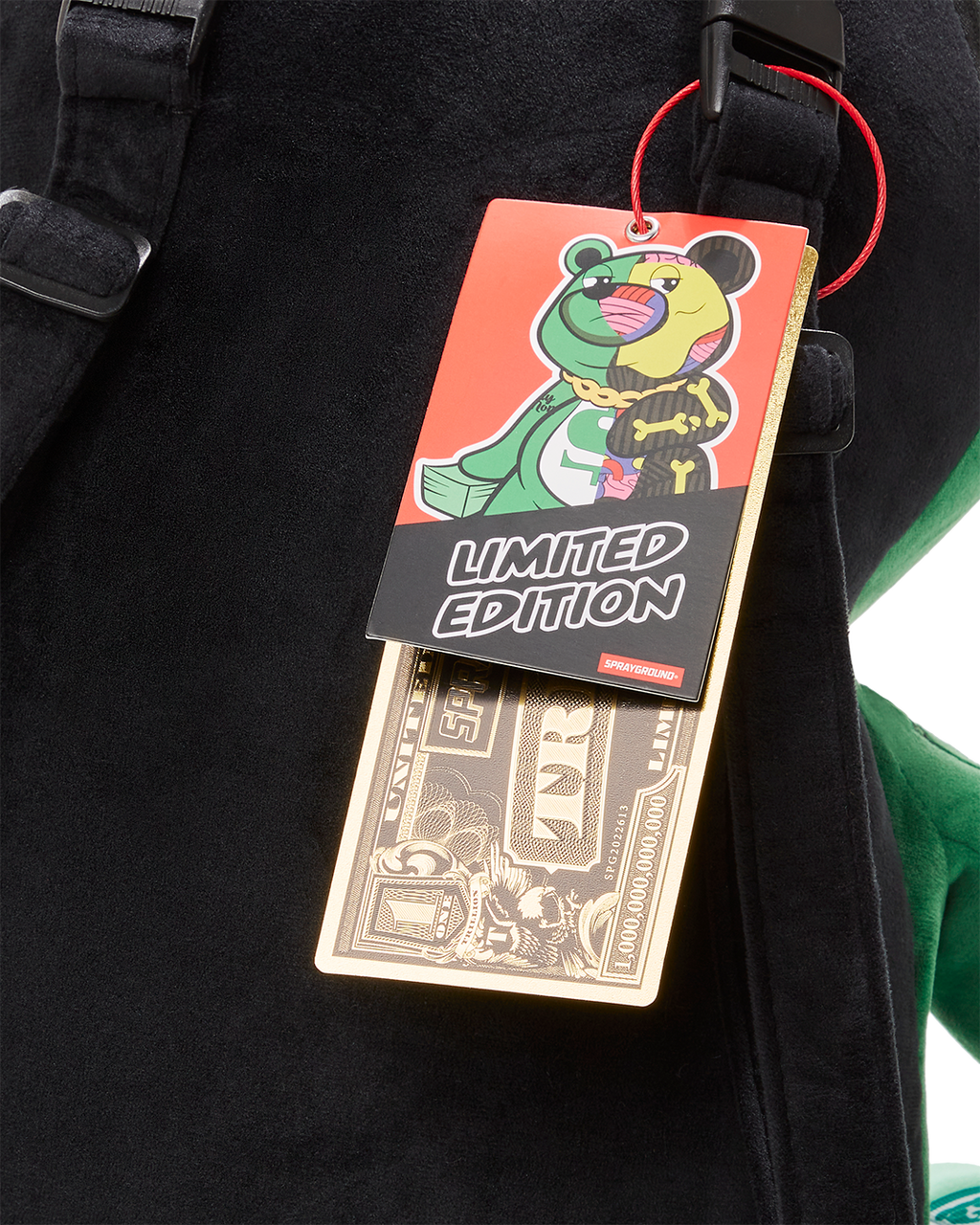 Limited Edition YOUNG X-RAY MONEYBEAR TEDDYBEAR BACKPACK
