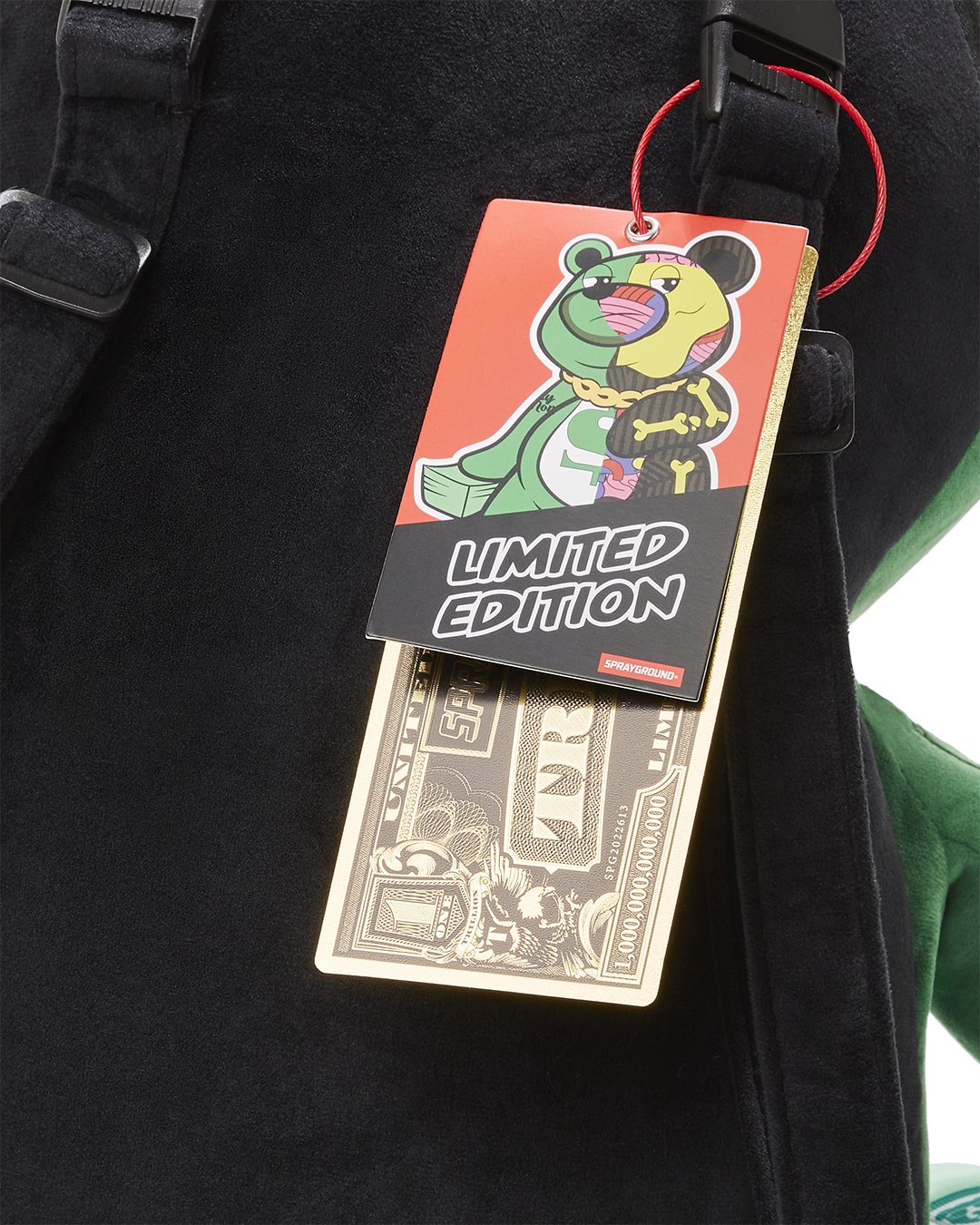 Limited Edition YOUNG X-RAY MONEYBEAR TEDDYBEAR BACKPACK