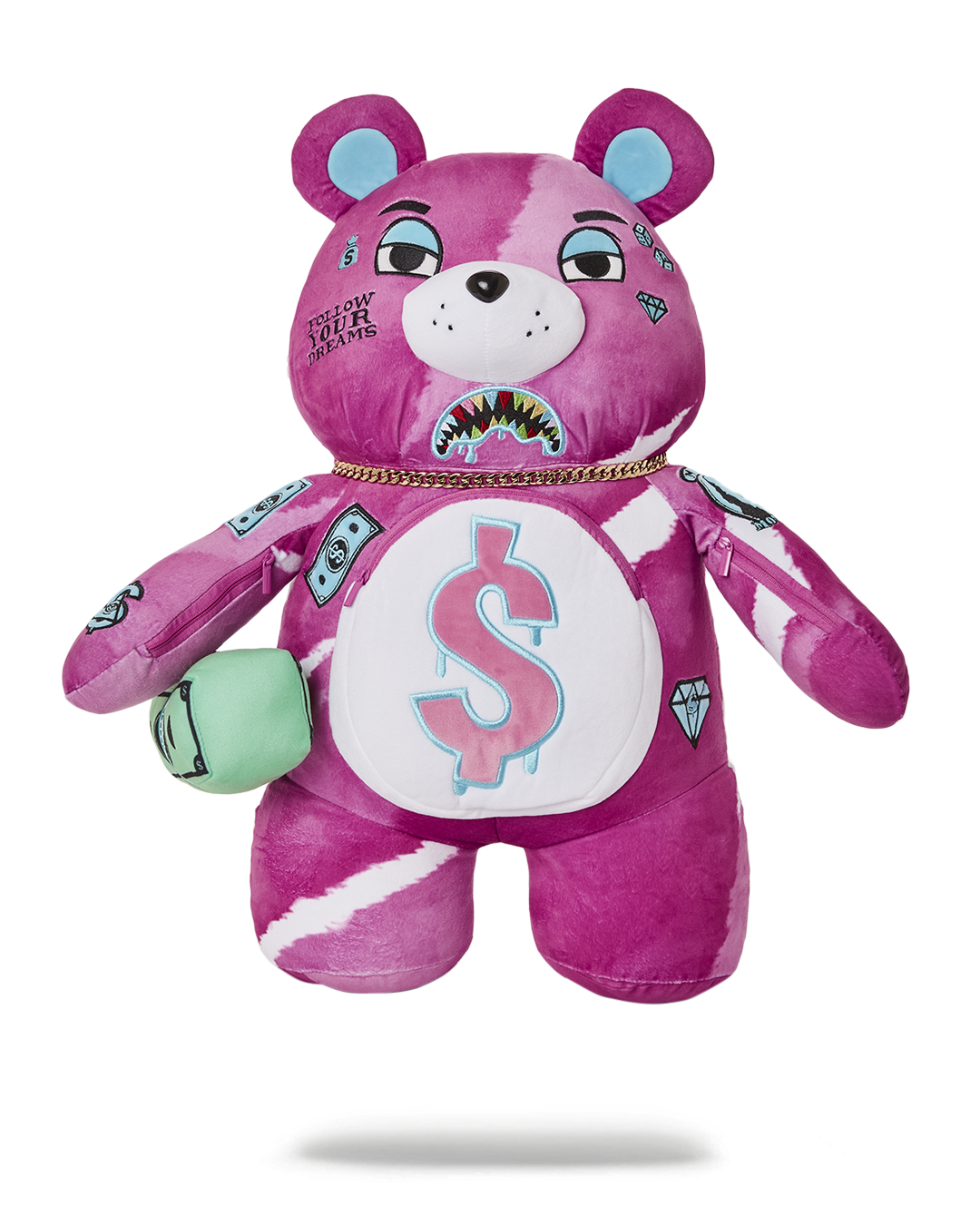 Limited Edition PINK PUNK MONEYBEAR TEDDYBEAR BACKPACK