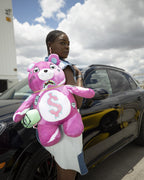 Limited Edition PINK PUNK MONEYBEAR TEDDYBEAR BACKPACK