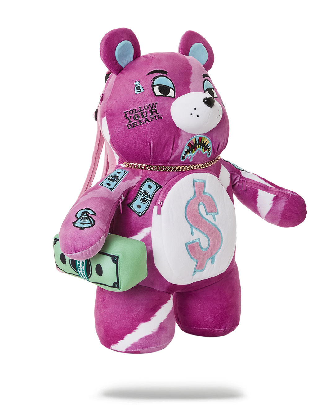 Limited Edition PINK PUNK MONEYBEAR TEDDYBEAR BACKPACK