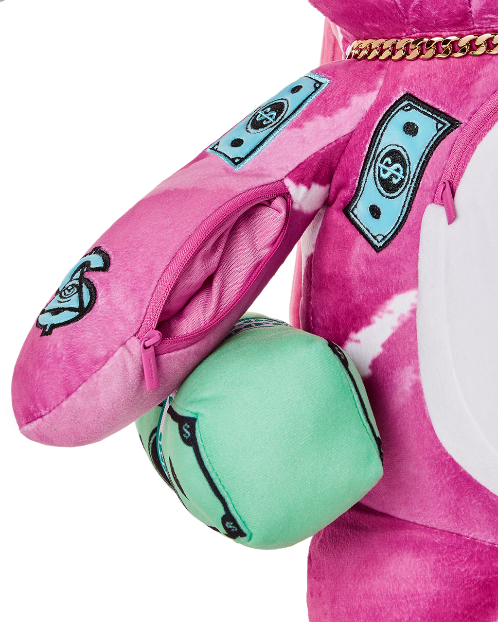 Limited Edition PINK PUNK MONEYBEAR TEDDYBEAR BACKPACK