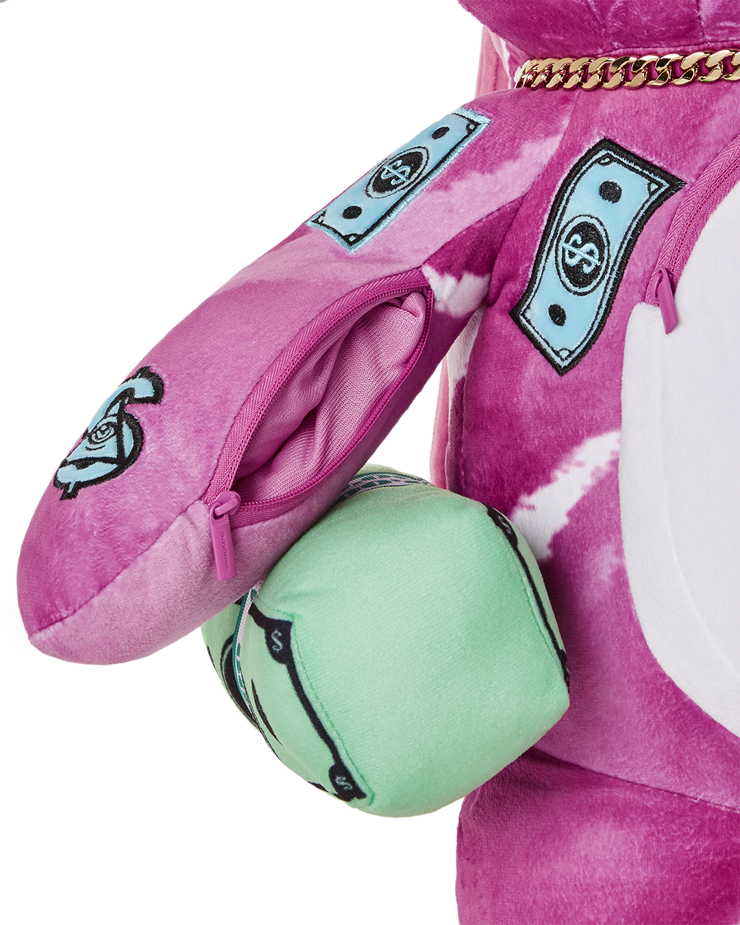 Limited Edition PINK PUNK MONEYBEAR TEDDYBEAR BACKPACK