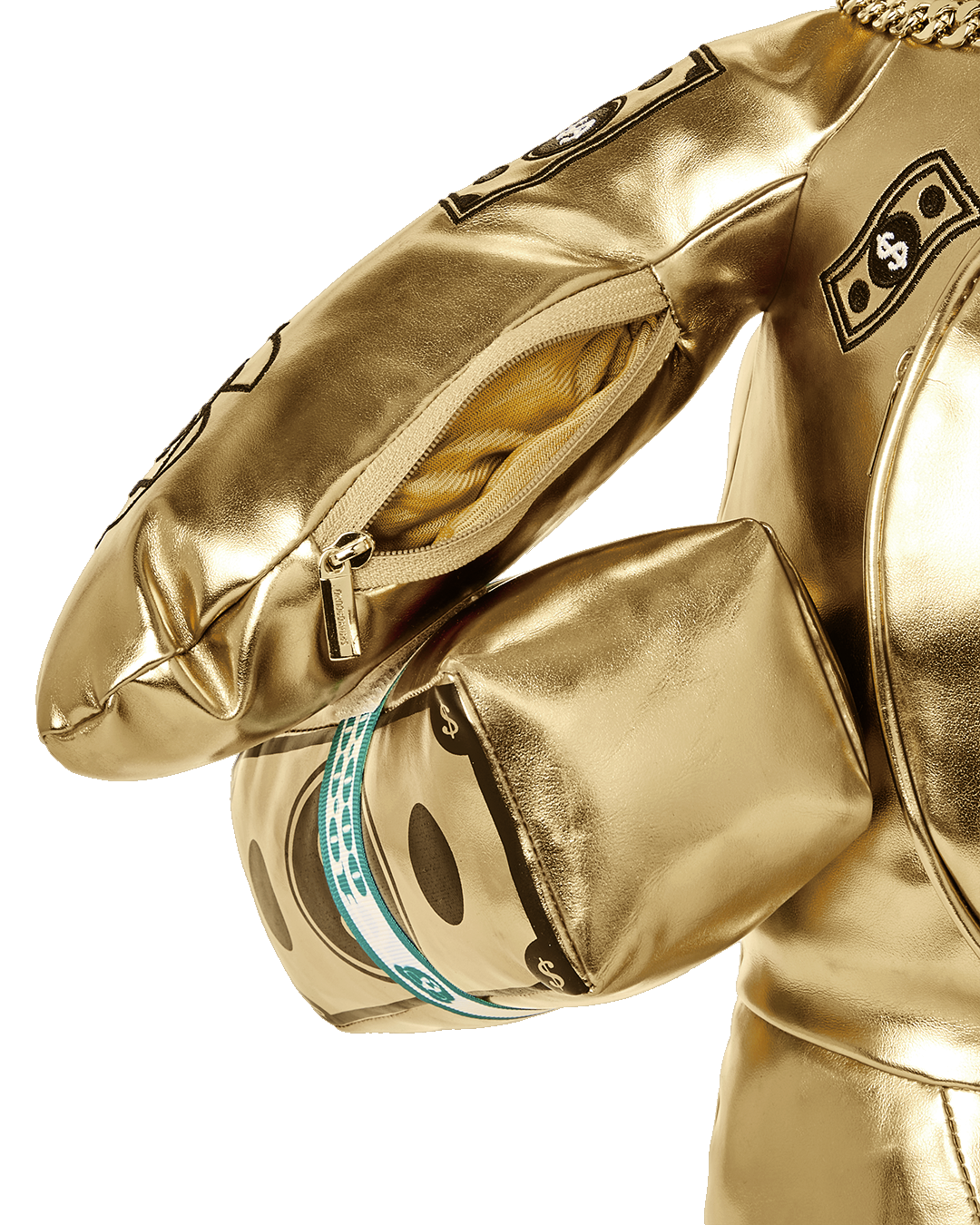 Limited Edition GOLD RUSH MONEYBEAR TEDDYBEAR BACKPACK