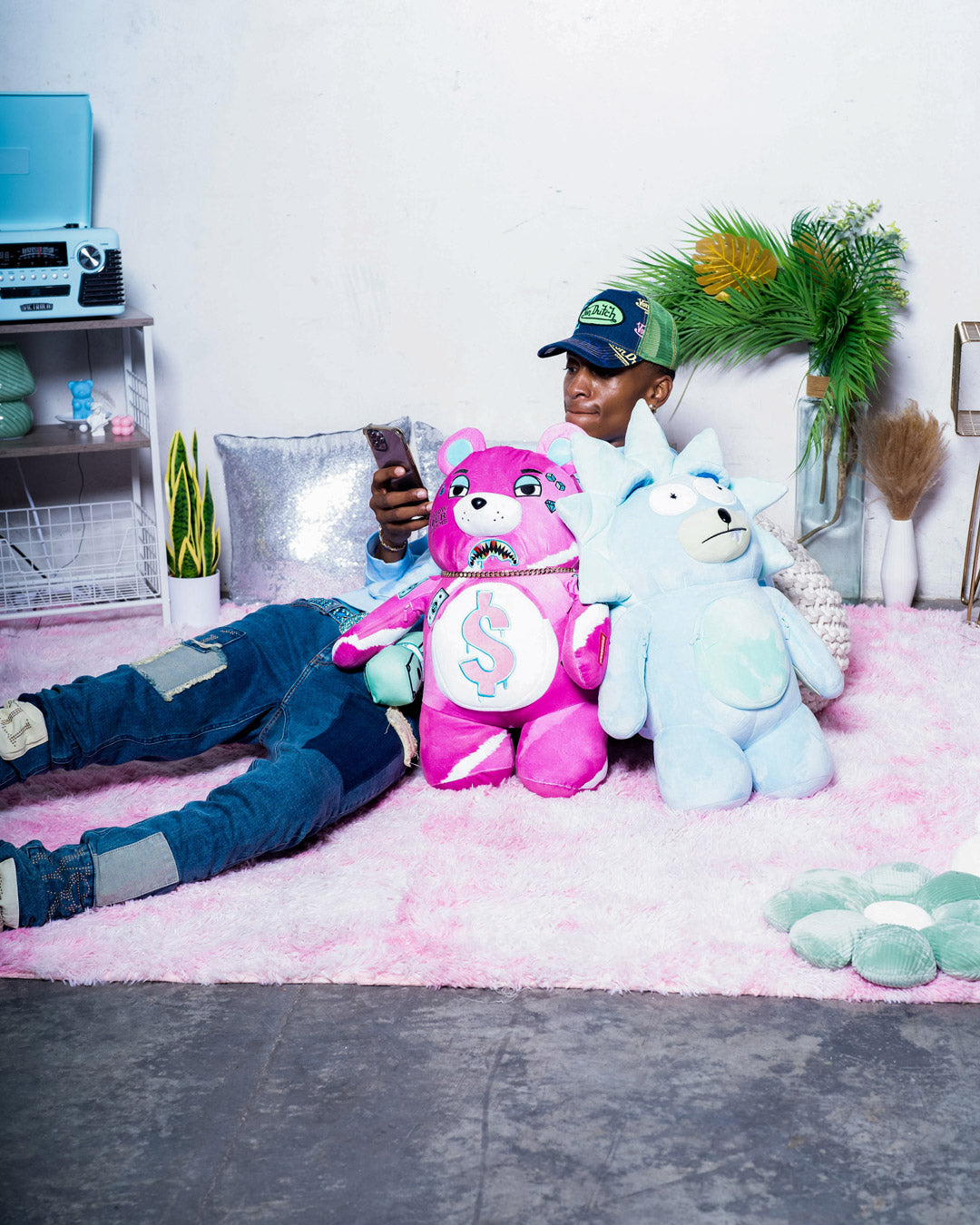 Limited Edition TEDDY RICK MONEYBEAR TEDDYBEAR BACKPACK