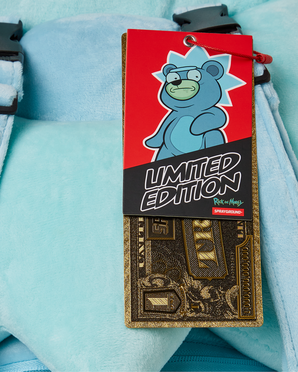 Limited Edition TEDDY RICK MONEYBEAR TEDDYBEAR BACKPACK
