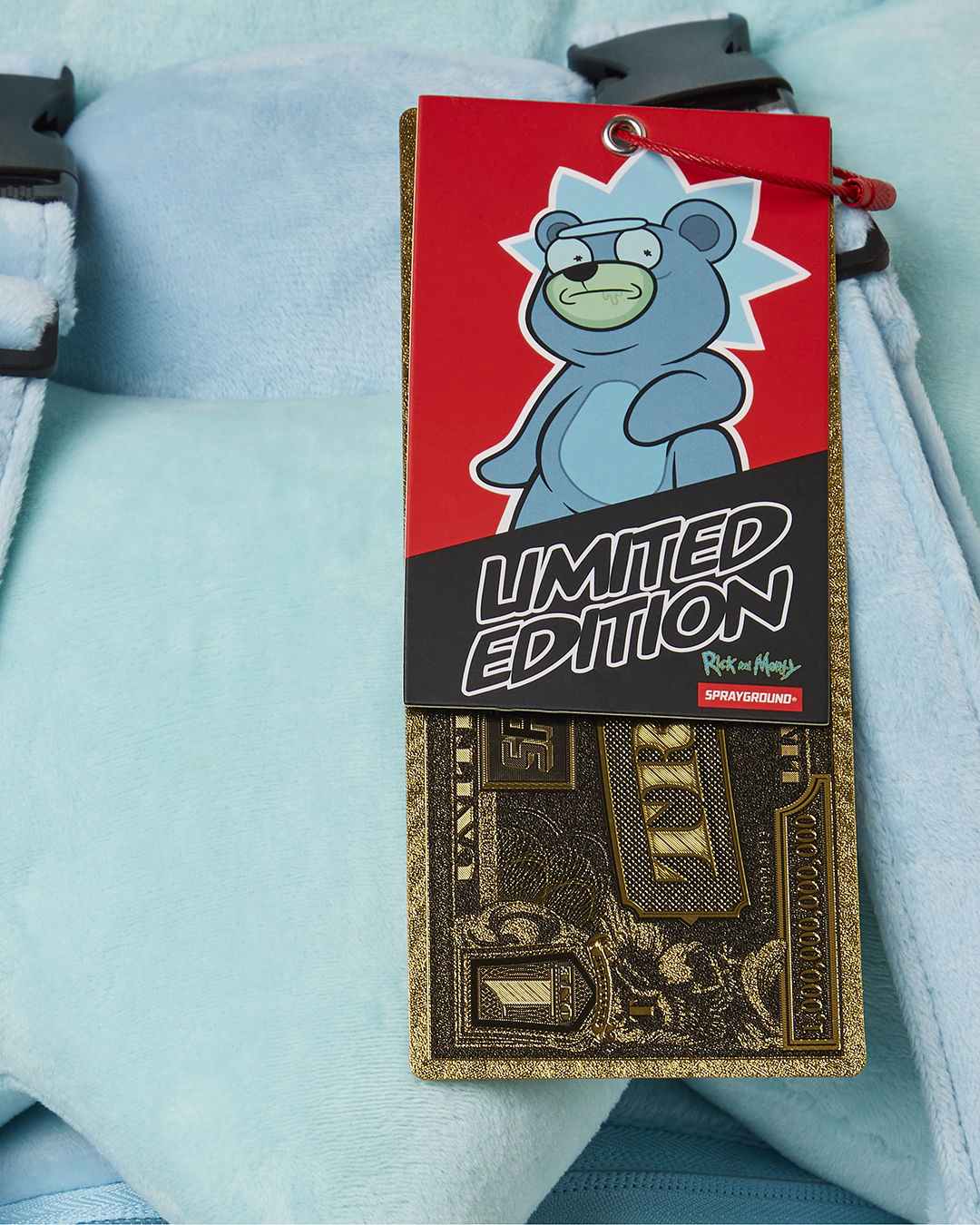 Limited Edition TEDDY RICK MONEYBEAR TEDDYBEAR BACKPACK