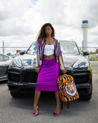 Limited Edition TIGER COZY VELOUR FUR BACKPACK