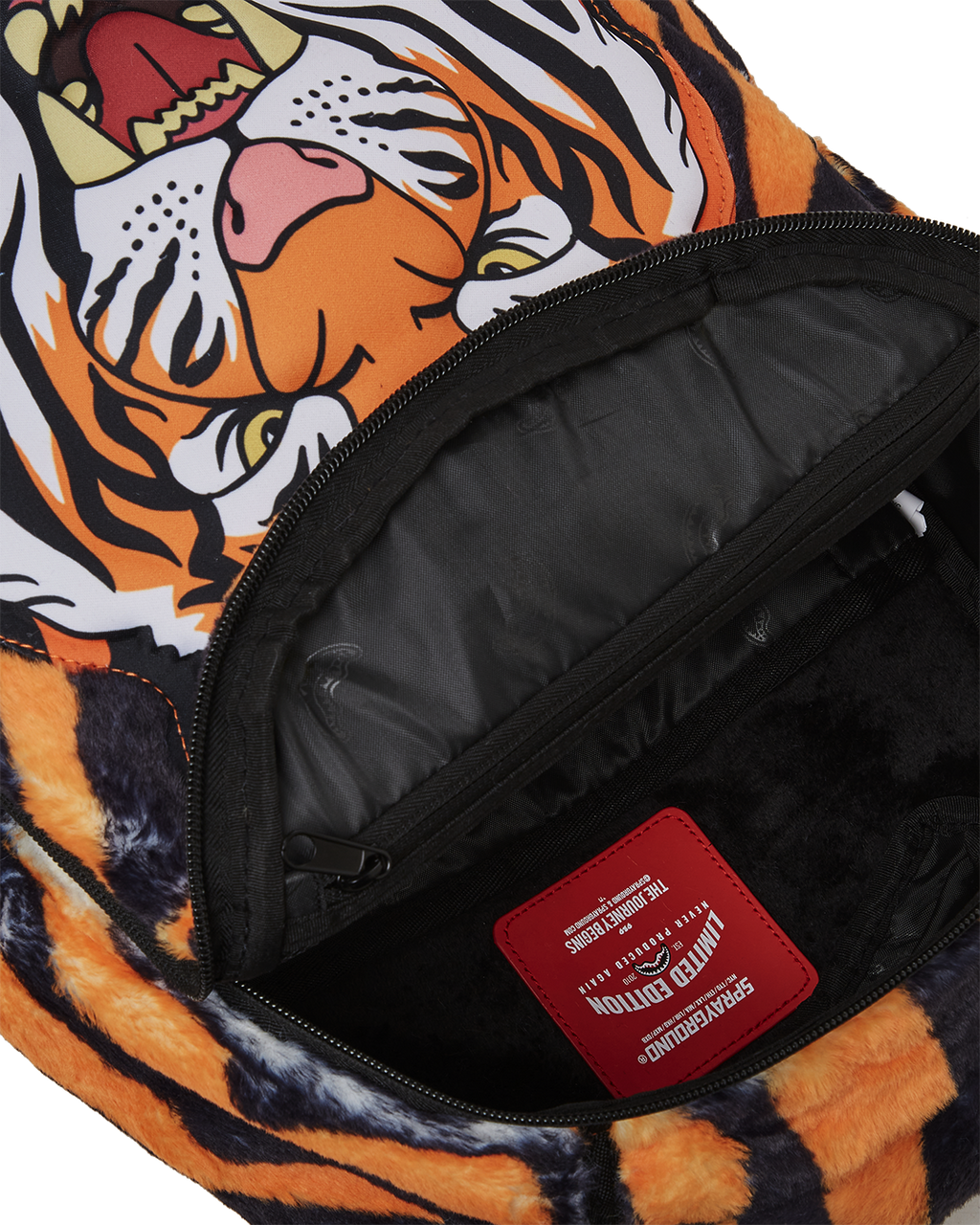 Limited Edition TIGER COZY VELOUR FUR BACKPACK